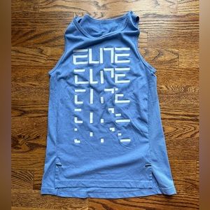 Nike Elite tank top blue girls large